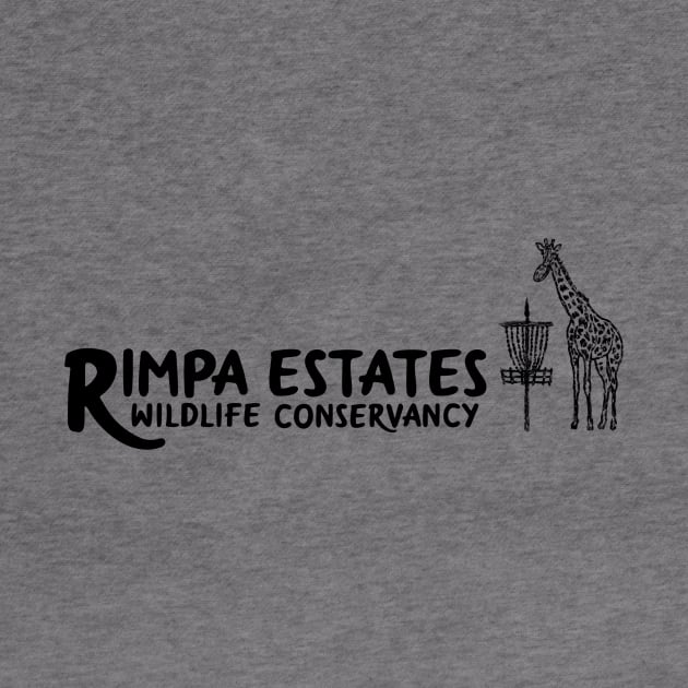 Rimpa Disc Golf, BLACK PRINT by Uberfy